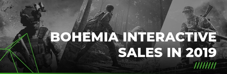 Bohemia Interactive sales reaching 68 million USD in 2019